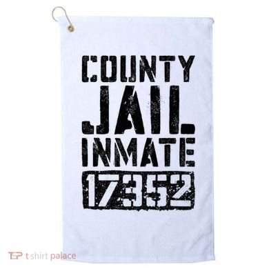 County Jail Inmate Inmate Costume Golf Towel
