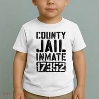 County Jail Inmate Inmate Costume Toddler T-Shirt thumb 2