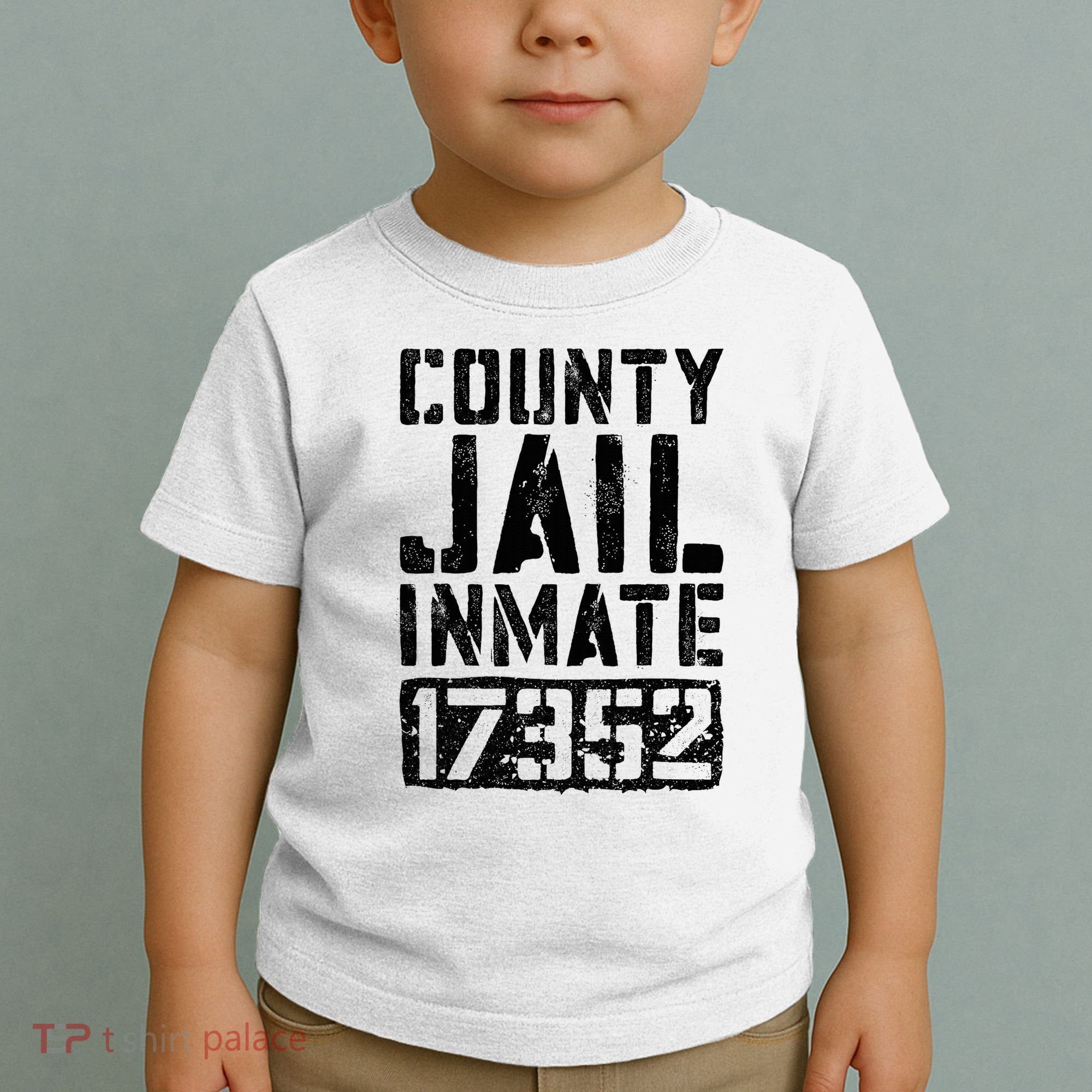 County Jail Inmate Inmate Costume Toddler T-Shirt