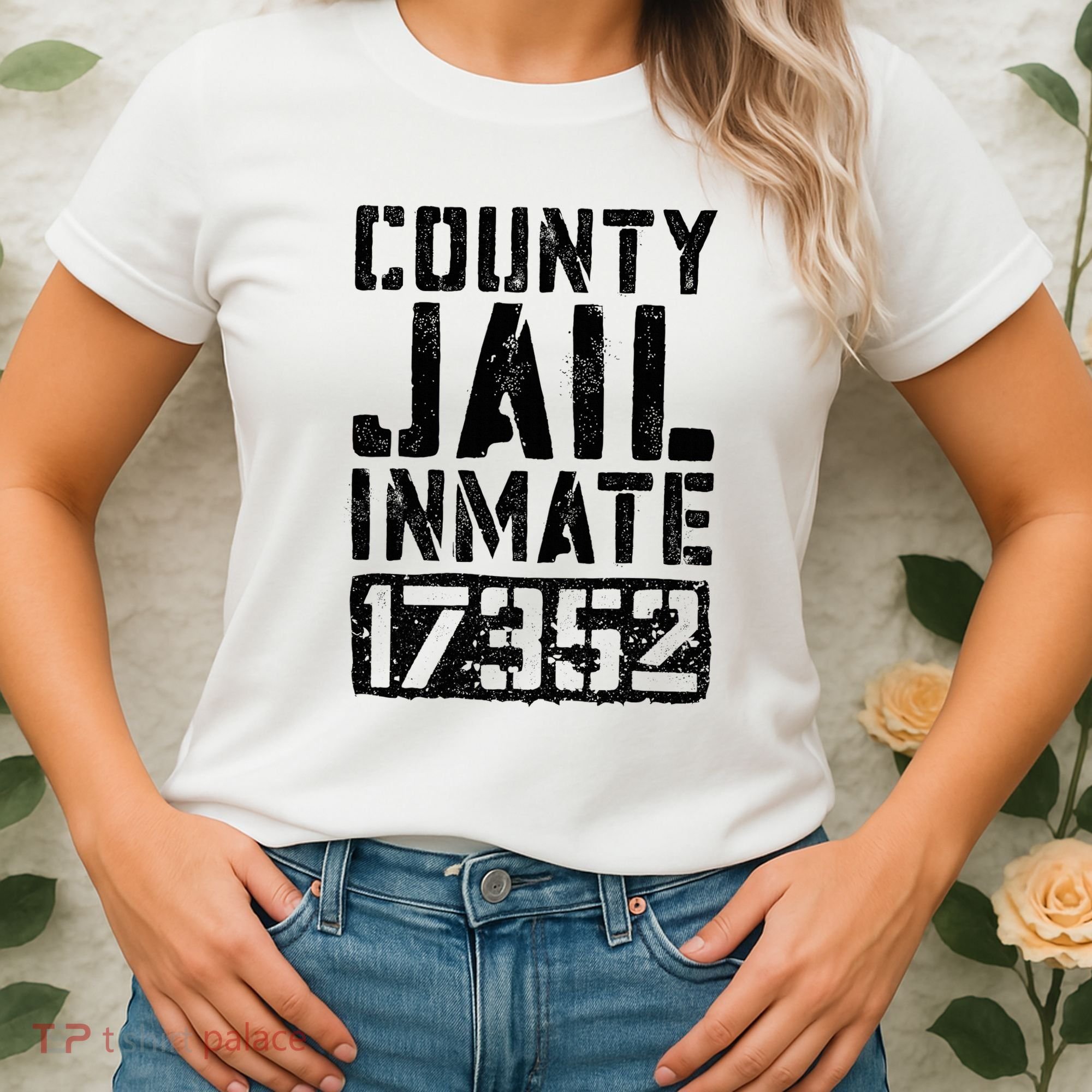 County Jail Inmate Inmate Costume Women's T-Shirt
