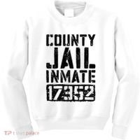 County Jail Inmate Inmate Costume Kids Sweatshirt thumb 0