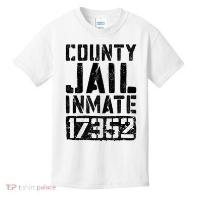 County Jail Inmate Inmate Costume Kids T-Shirt