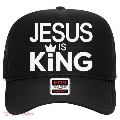 Christian Jesus Is King Design Crown Hat