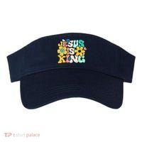 Christian Jesus Is King Aesthetic Groovy Visor thumb 0