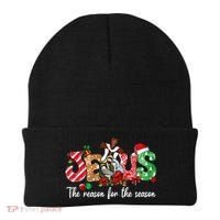 Christmas Jesus Is The Reason For The Season Jesus Pajamas Beanie thumb 0