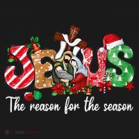 Christmas Jesus Is The Reason For The Season Jesus Pajamas Women's Hoodie thumb 2