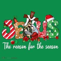 Christmas Jesus Is The Reason For The Season Jesus Pajamas Long Sleeve Shirt thumb 2
