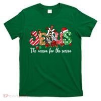 Christmas Jesus Is The Reason For The Season Jesus Pajamas T-Shirt thumb 0