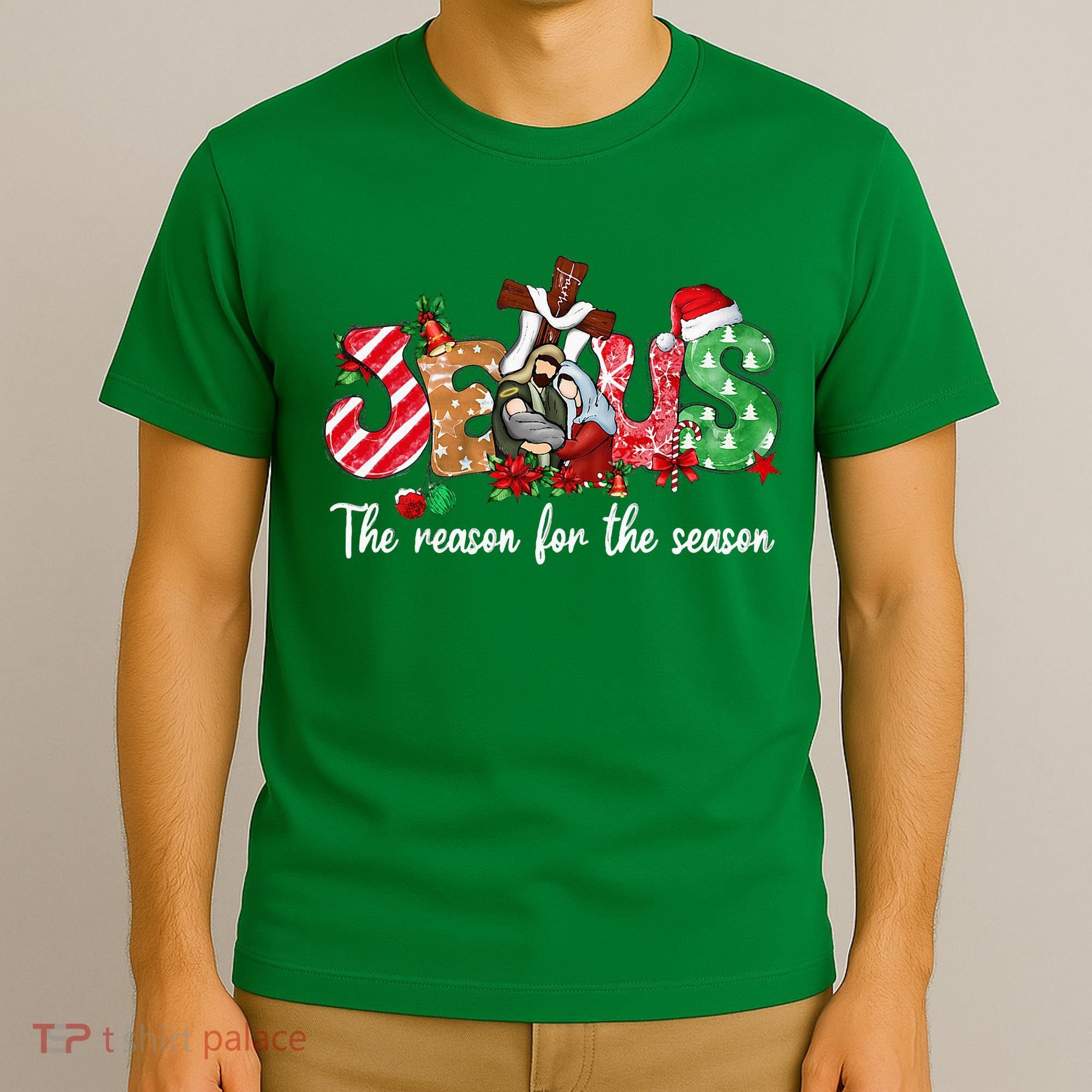 Christmas Jesus Is The Reason For The Season Jesus Pajamas T-Shirt