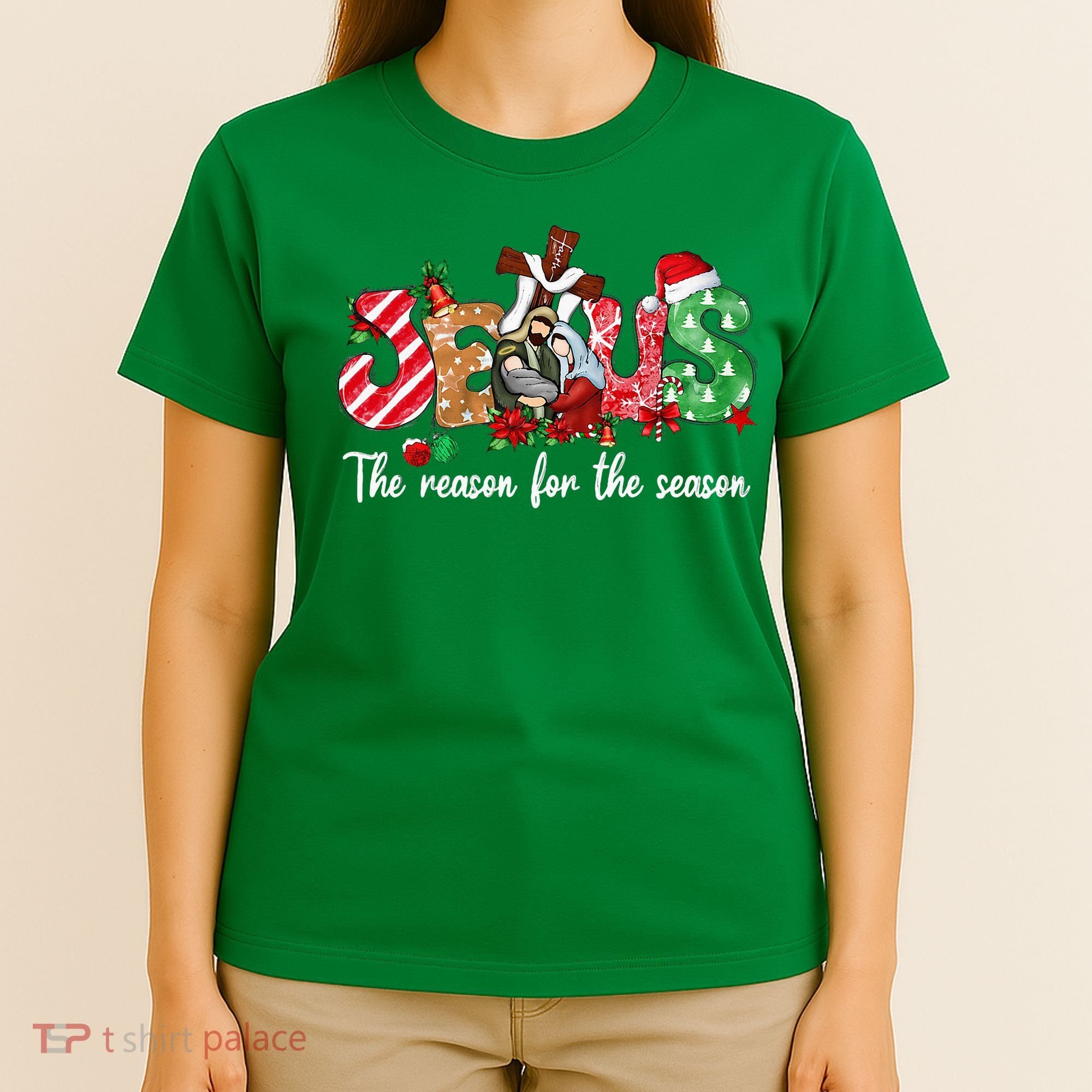 Christmas Jesus Is The Reason For The Season Jesus Pajamas T-Shirt