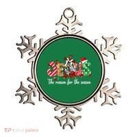 Christmas Jesus Is The Reason For The Season Jesus Pajamas Ornament thumb 0