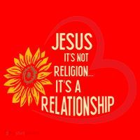 Christ JESUS ITS NOT A RELIGION ITS A RELATION Sunflower Santa Hat thumb 1