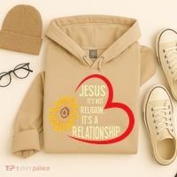 Christ JESUS ITS NOT A RELIGION ITS A RELATION Sunflower Hoodie thumb 4