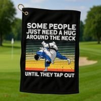 Cool Jiu Jitsu For  BJJ Brazilian Jiu Jitsu Golf Towel thumb 1