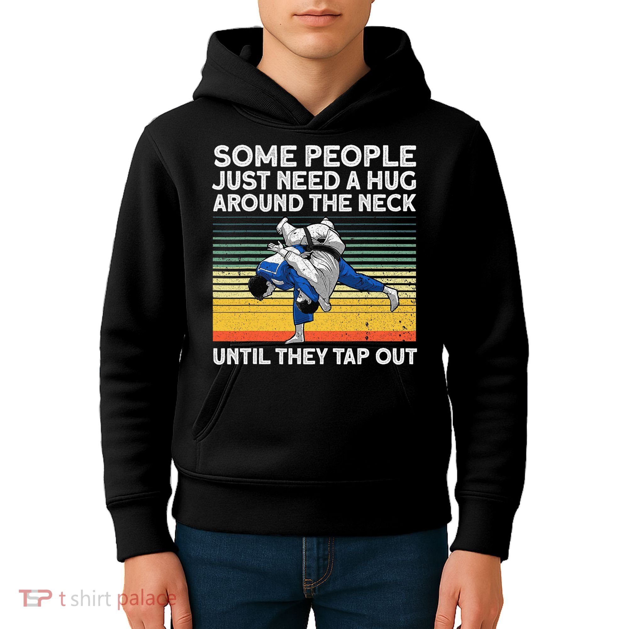 Cool Jiu Jitsu For  BJJ Brazilian Jiu Jitsu Kids Hoodie