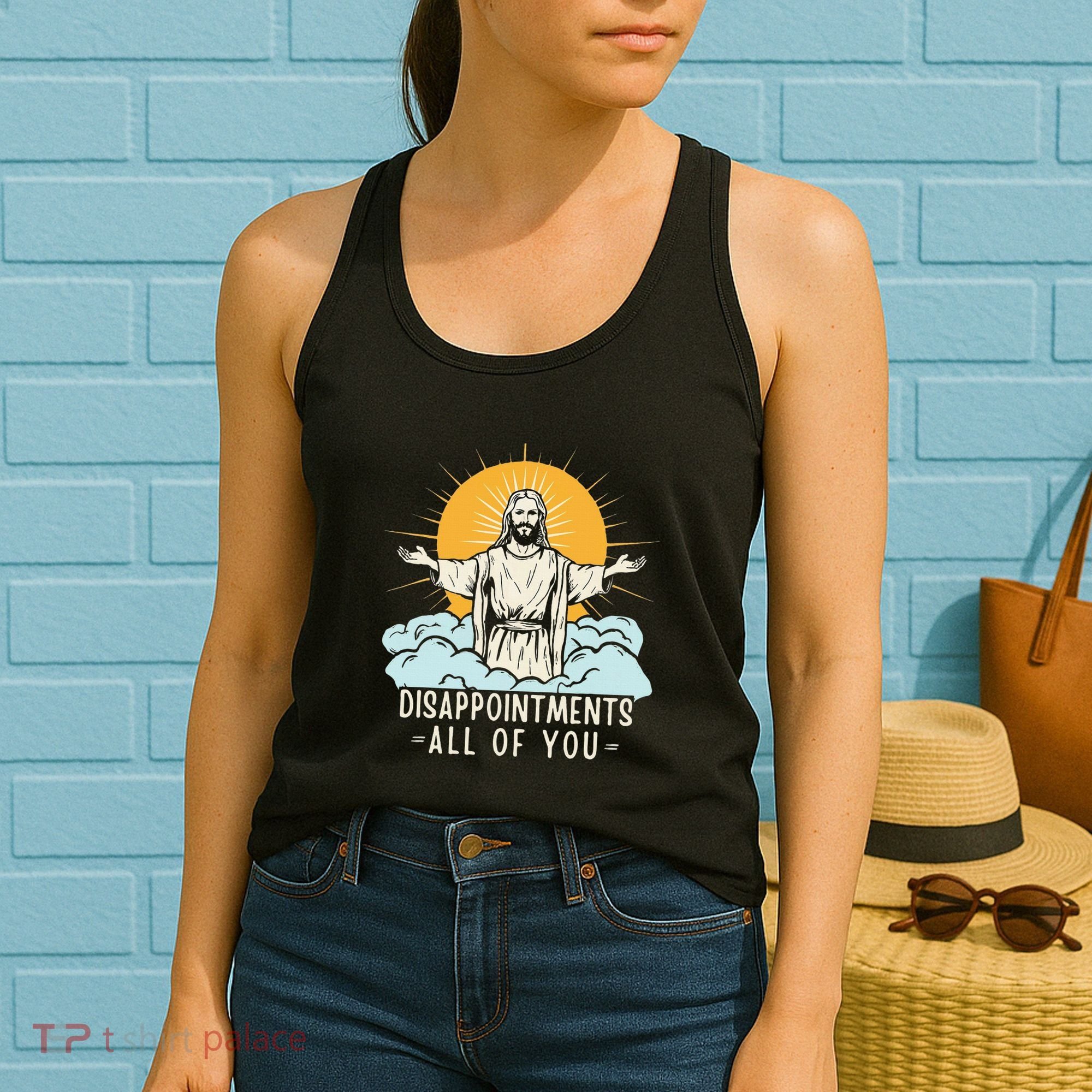 Christian Jesus Joke Meme Disappointments All Of You Women's Tank Top