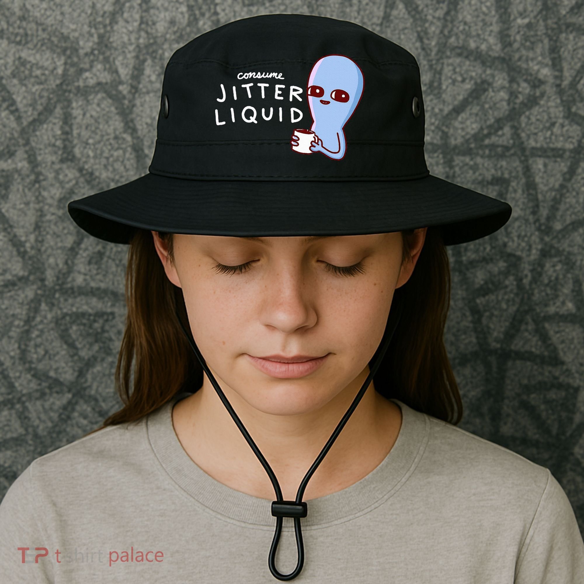 Consume Jitter Liquid Allien Bucket Hat