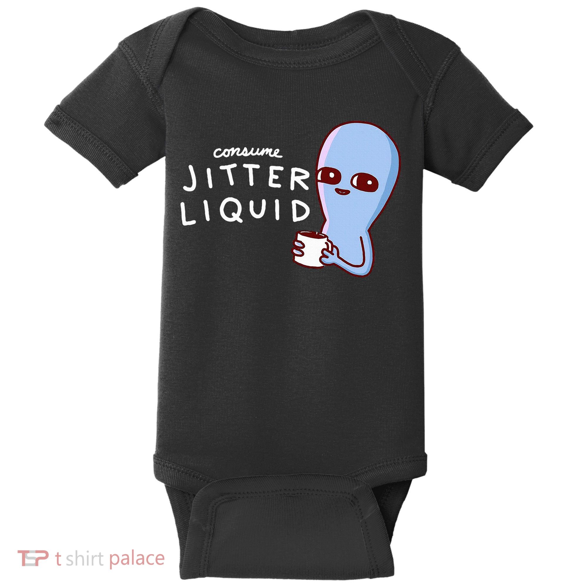 Consume Jitter Liquid Allien Baby Bodysuit