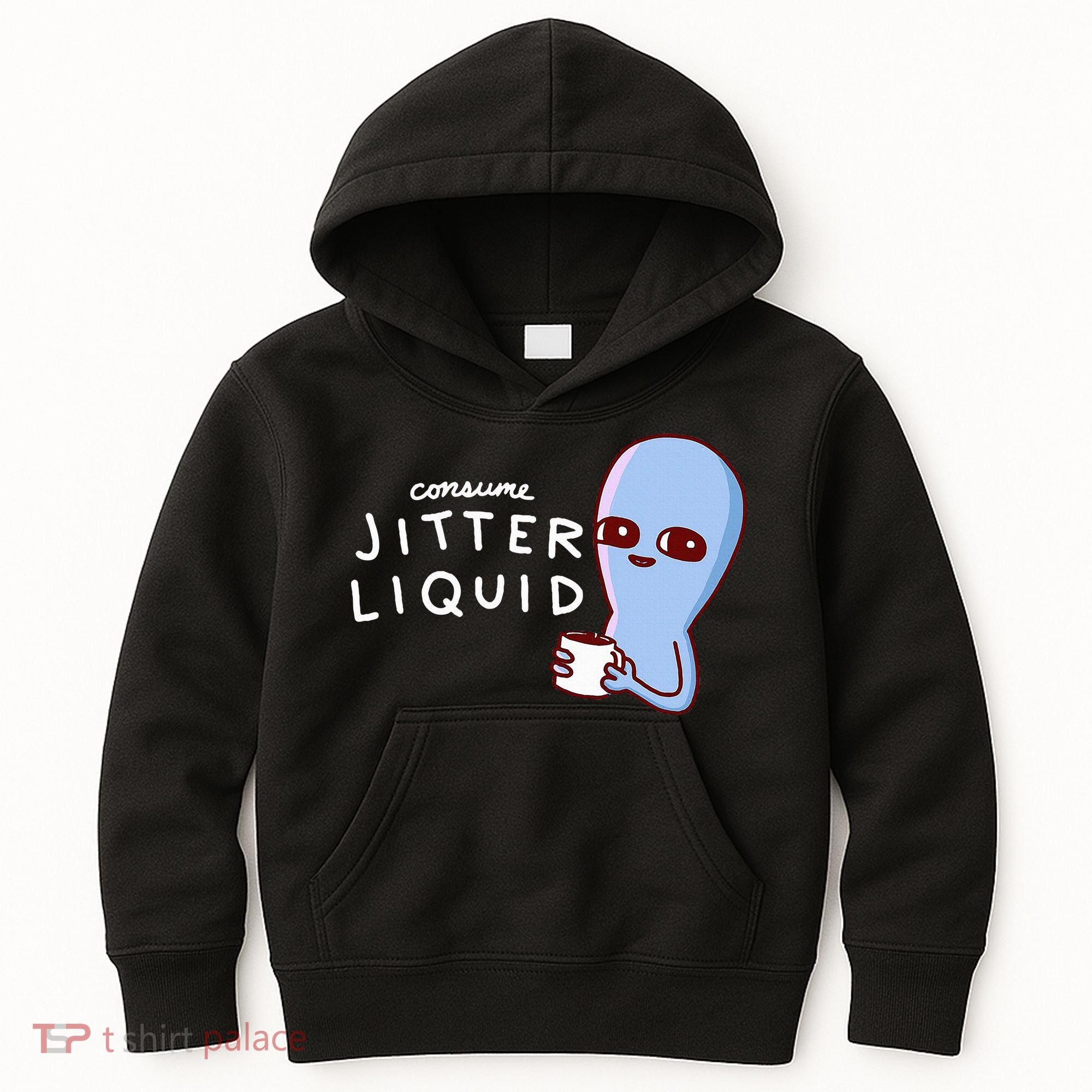 Consume Jitter Liquid Allien Kids Hoodie