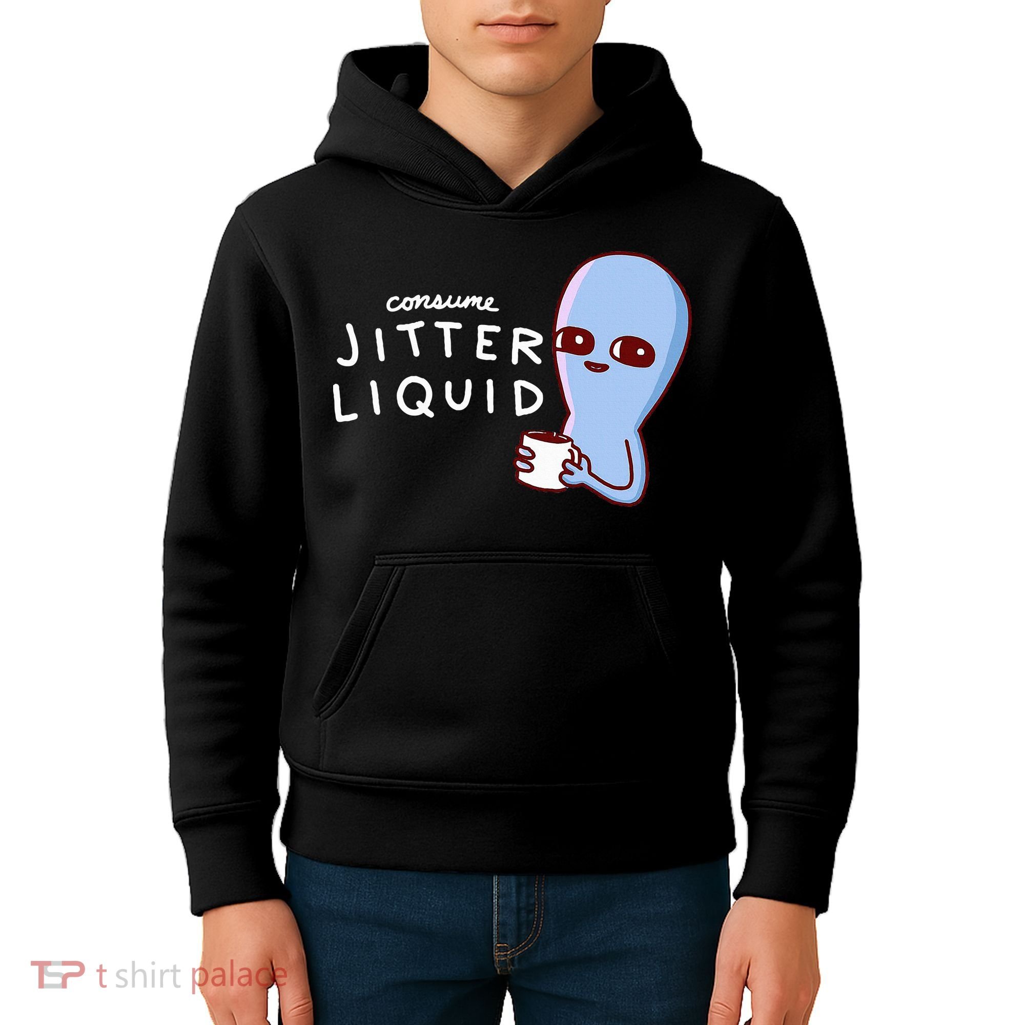 Consume Jitter Liquid Allien Kids Hoodie