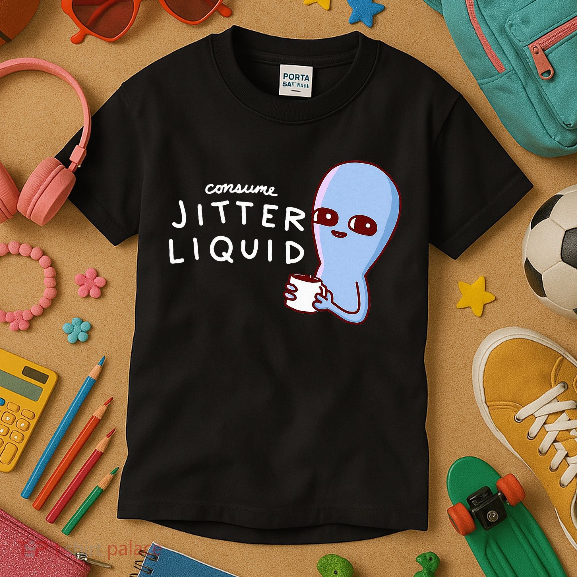 Consume Jitter Liquid Allien Kids T-Shirt