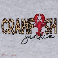Crawfish Junkie Leopard Cheetah Crawfish Lover Women's Sweatshirt thumb 2
