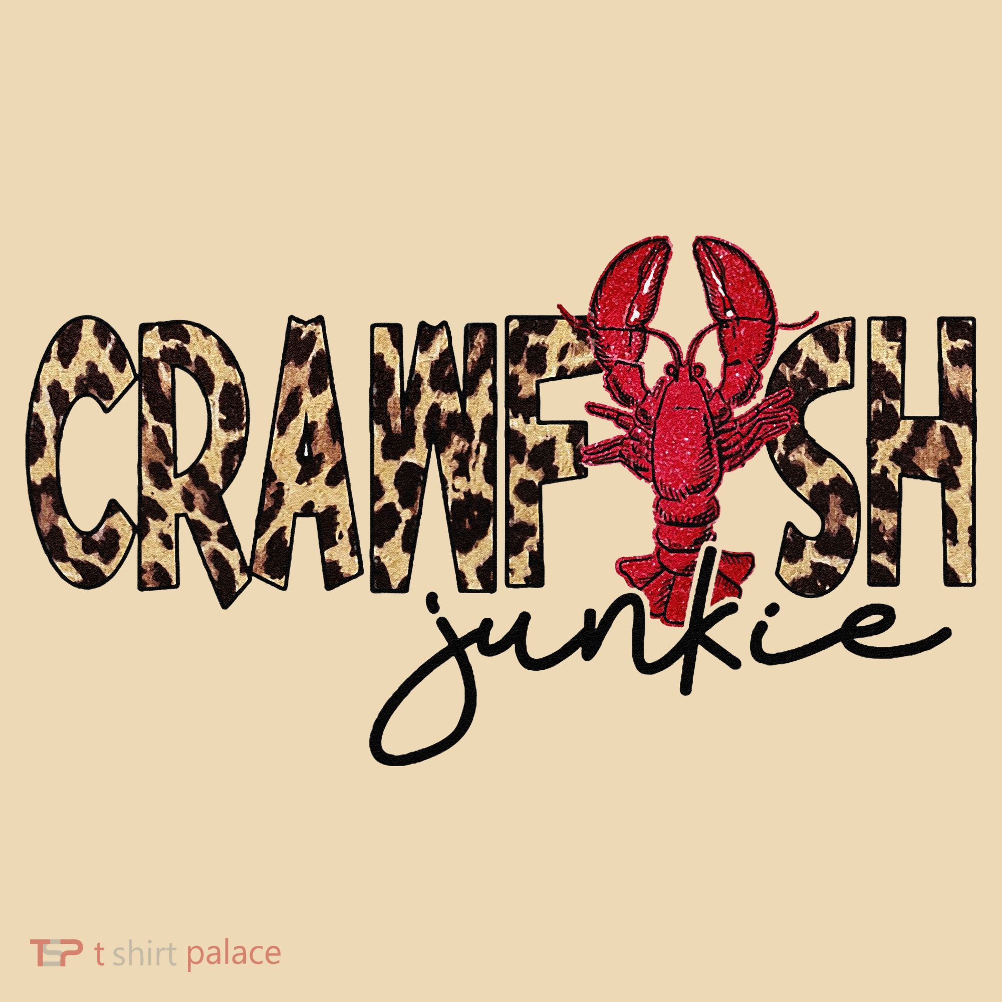 Crawfish Junkie Leopard Cheetah Crawfish Lover Tote Bag