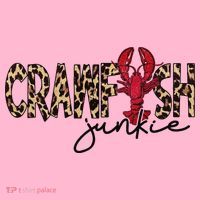 Crawfish Junkie Leopard Cheetah Crawfish Lover Coaster thumb 2