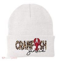 Crawfish Junkie Leopard Cheetah Crawfish Lover Beanie thumb 0