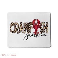 Crawfish Junkie Leopard Cheetah Crawfish Lover Mousepad thumb 0