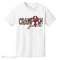 Crawfish Junkie Leopard Cheetah Crawfish Lover Kids T-Shirt thumb 0
