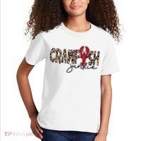 Crawfish Junkie Leopard Cheetah Crawfish Lover Kids T-Shirt thumb 2