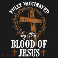 Christian Jesus Lover Fully Vaccinated By The Blood Of Jesus Mousepad thumb 1