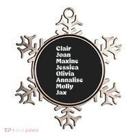 Clair Joan Maxine Jessica Olivia Annalise Molly Jax Ornament thumb 0
