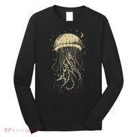 Celestial Jellyfish Marine Biology Ocean Animal Scuba Diving Long Sleeve Shirt thumb 0