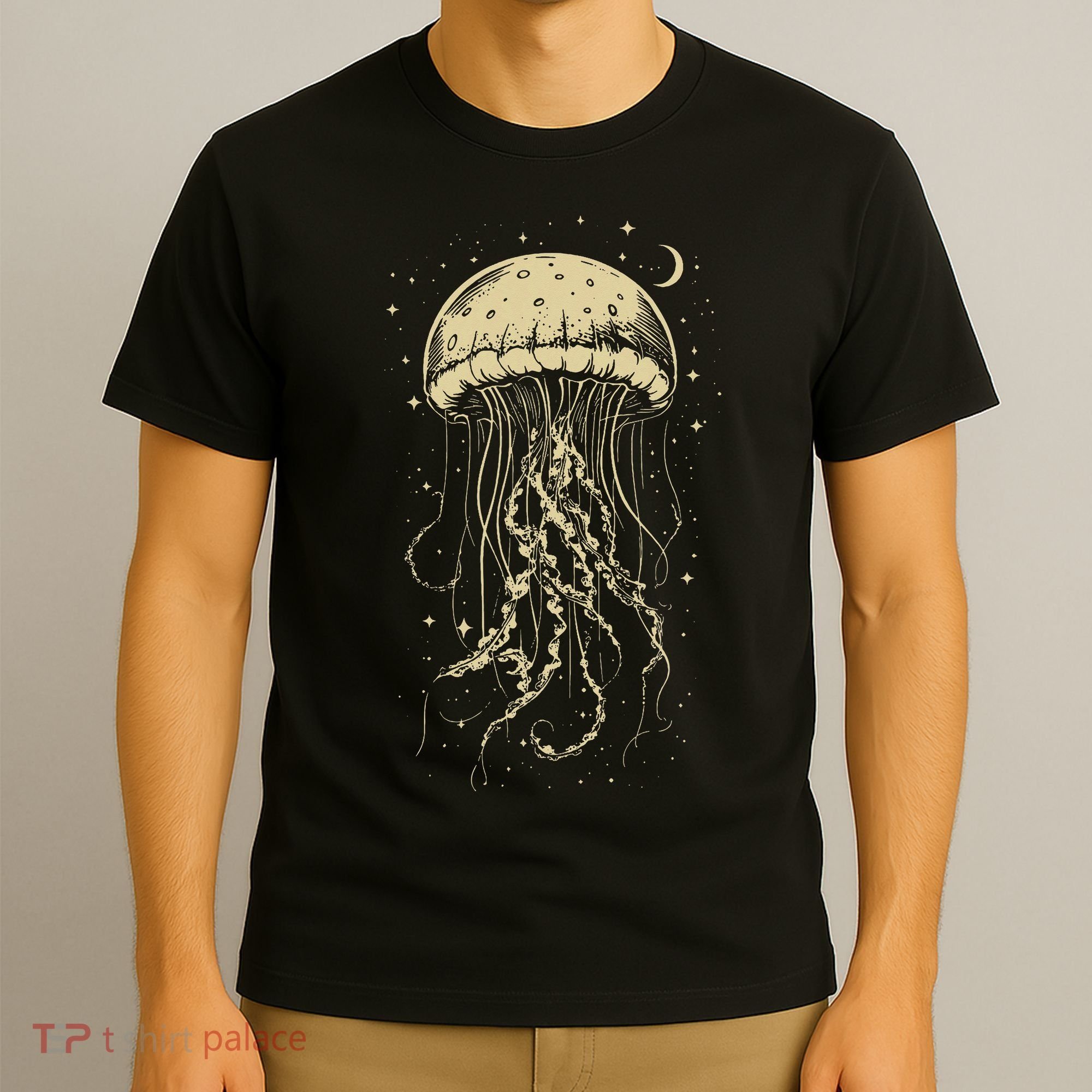 Celestial Jellyfish Marine Biology Ocean Animal Scuba Diving T-Shirt