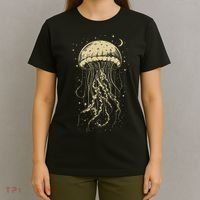 Celestial Jellyfish Marine Biology Ocean Animal Scuba Diving T-Shirt thumb 4