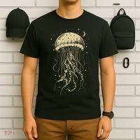 Celestial Jellyfish Marine Biology Ocean Animal Scuba Diving T-Shirt thumb 6