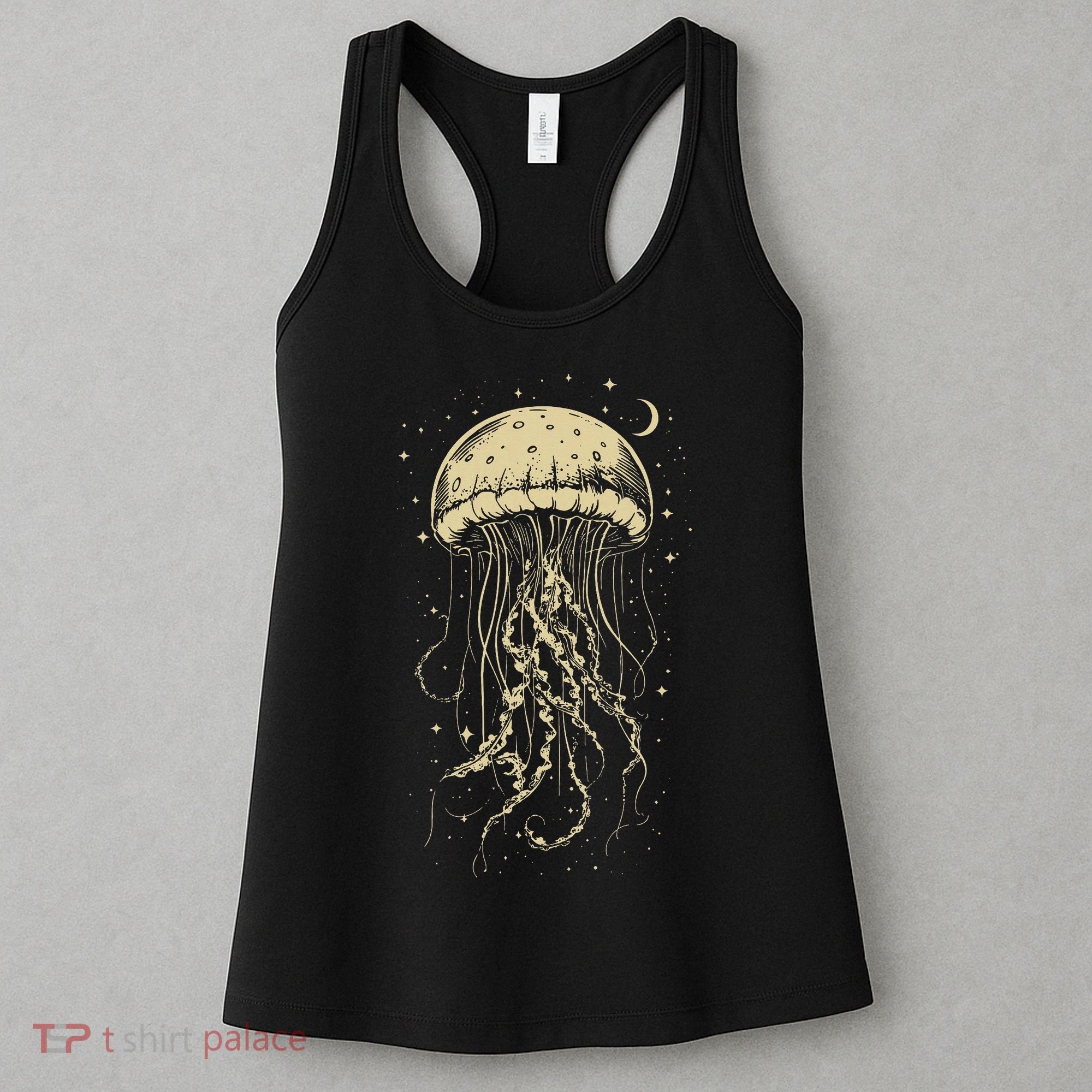 Celestial Jellyfish Marine Biology Ocean Animal Scuba Diving Women's Tank Top