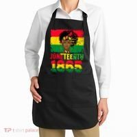 Celebrate Juneteenth Messy Bun Black Women 1865 Juneteenth Apron thumb 2