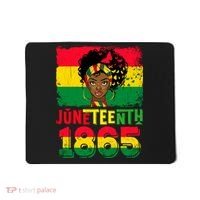 Celebrate Juneteenth Messy Bun Black Women 1865 Juneteenth Mousepad thumb 0