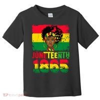 Celebrate Juneteenth Messy Bun Black Women 1865 Juneteenth Toddler T-Shirt thumb 0