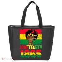 Celebrate Juneteenth Messy Bun Black Women 1865 Juneteenth Tote Bag thumb 0