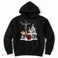 Cross Jesus Merry Christmas Snowman Funny Xmas For Christian Hoodie thumb 0