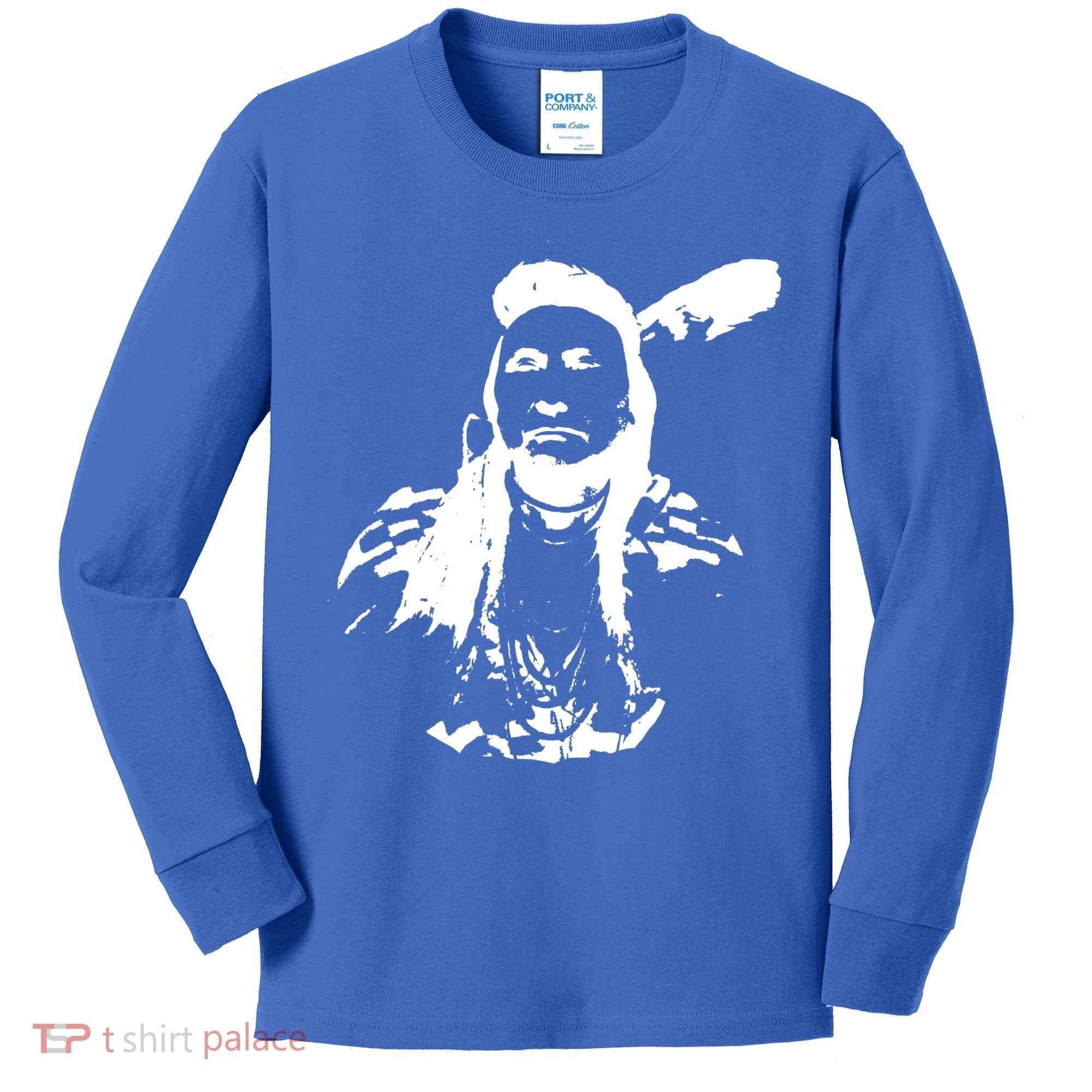 Chief Joseph Nez Perce Native American Indian History Hero Gift Kids Long Sleeve Shirt