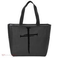 Christian Jesus Nail Cross Tote Bag thumb 0