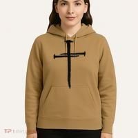 Christian Jesus Nail Cross Hoodie thumb 5