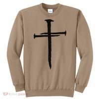 Christian Jesus Nail Cross Sweatshirt thumb 0