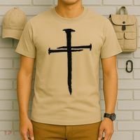 Christian Jesus Nail Cross T-Shirt thumb 6