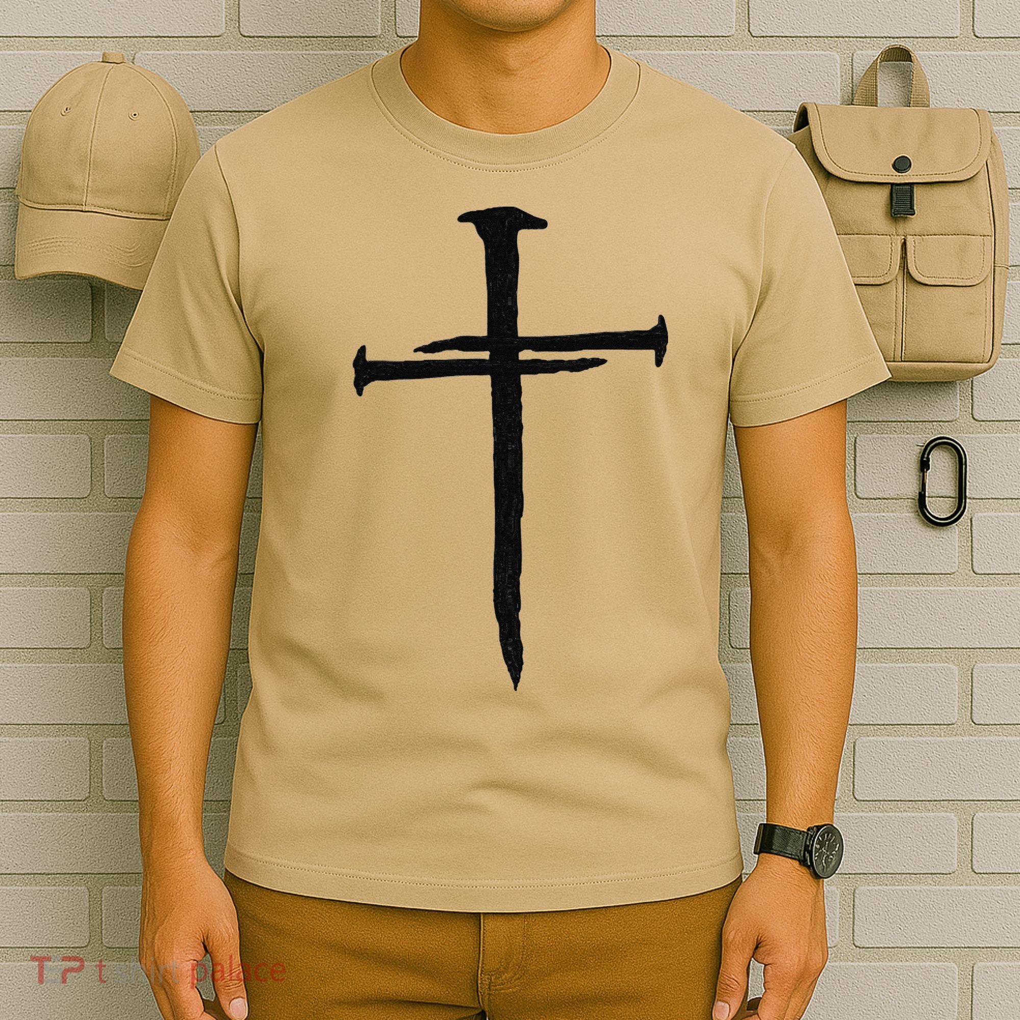 Christian Jesus Nail Cross T-Shirt